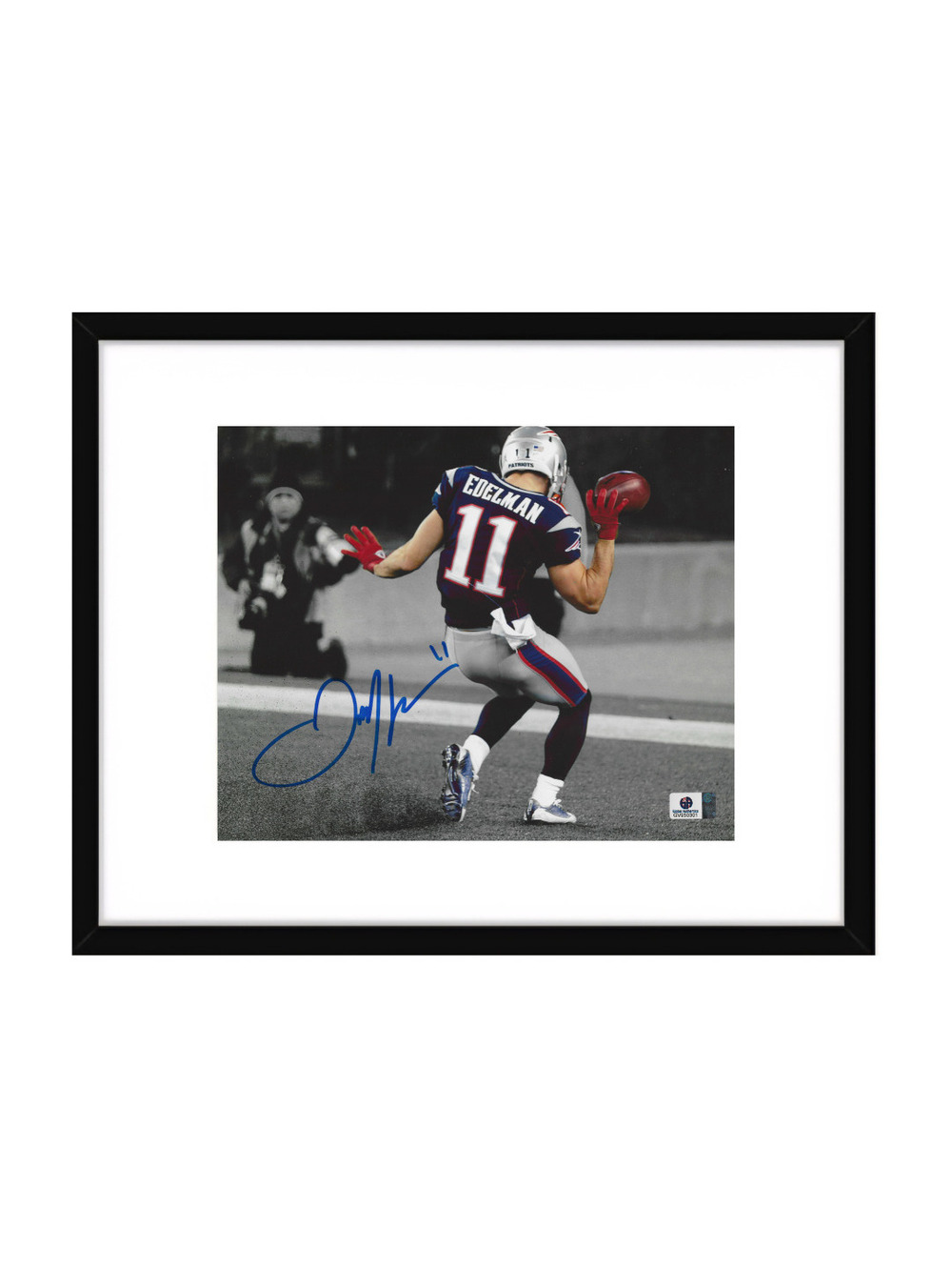 Julian Edelman Patriots Autographed 8x10 Photo coa